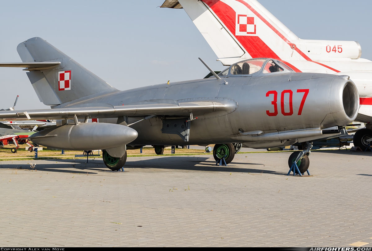 Poland - Air Force Mikoyan-Gurevich Lim-2 307 at Deblin (- Irena) (EPDE), Poland
