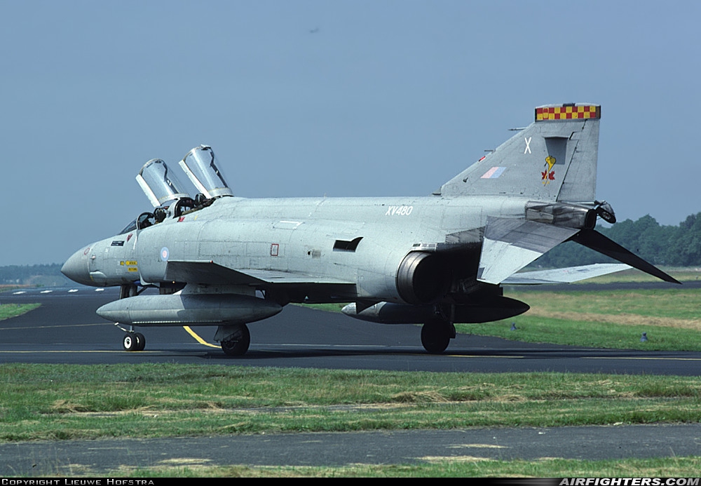 UK - Air Force McDonnell Douglas Phantom FGR2 (F-4M) XV480 at Utrecht - Soesterberg (UTC / EHSB), Netherlands