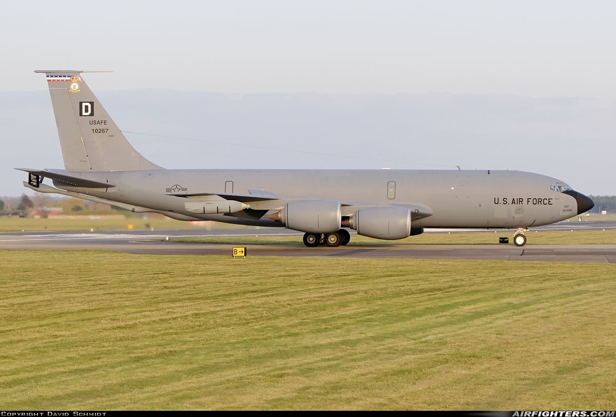USA - Air Force Boeing KC-135R Stratotanker (717-148) 61-0267 at Mildenhall (MHZ / GXH / EGUN), UK