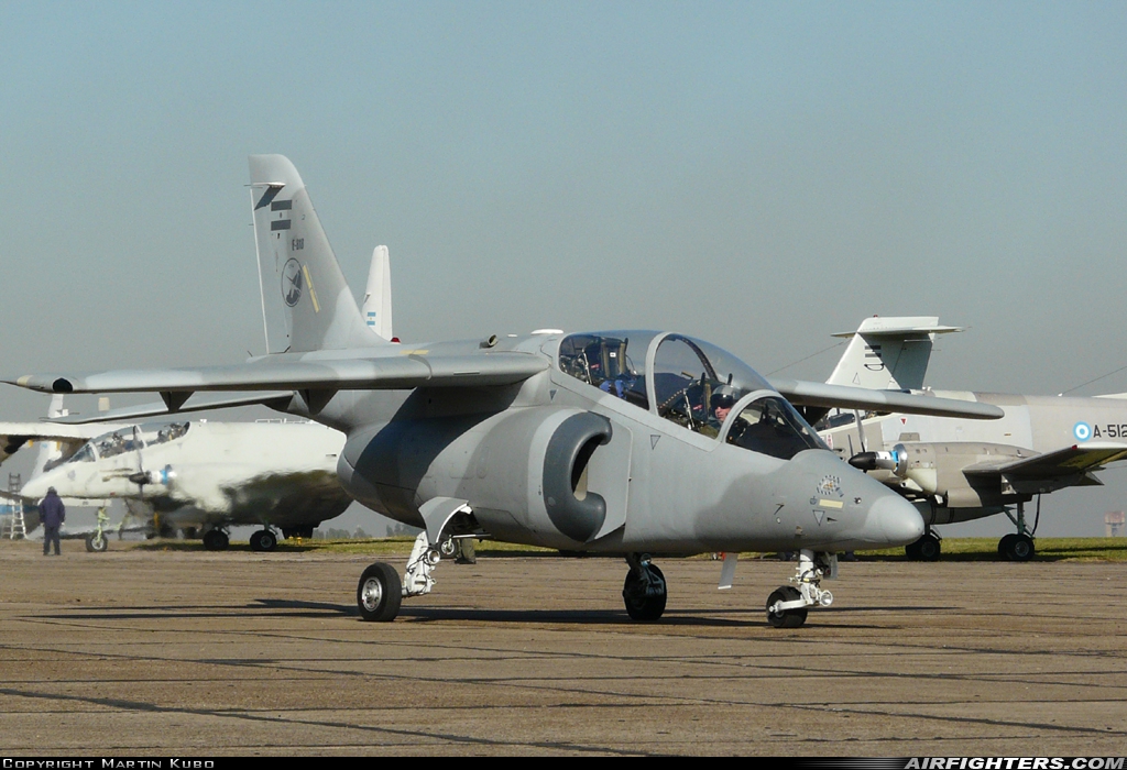 Argentina - Air Force FMA AT-63 Pampa E-818 at El Palomar (PAL / SADP), Argentina