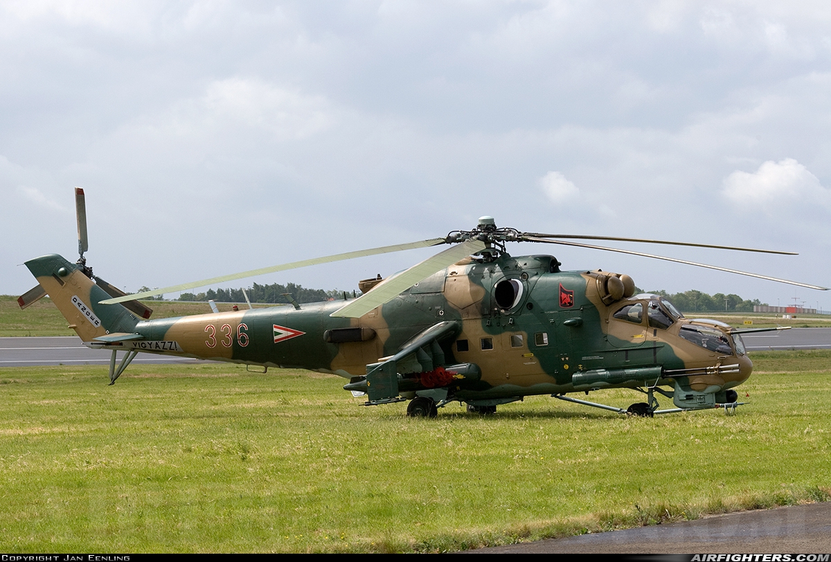 Hungary - Air Force Mil Mi-24P 336 at Liege (- Bierset) (LGG / EBLG), Belgium