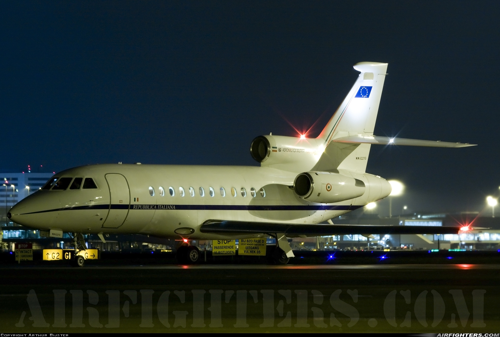 Italy - Air Force Dassault Falcon 900EX MM62210 at Amsterdam - Schiphol (AMS / EHAM), Netherlands