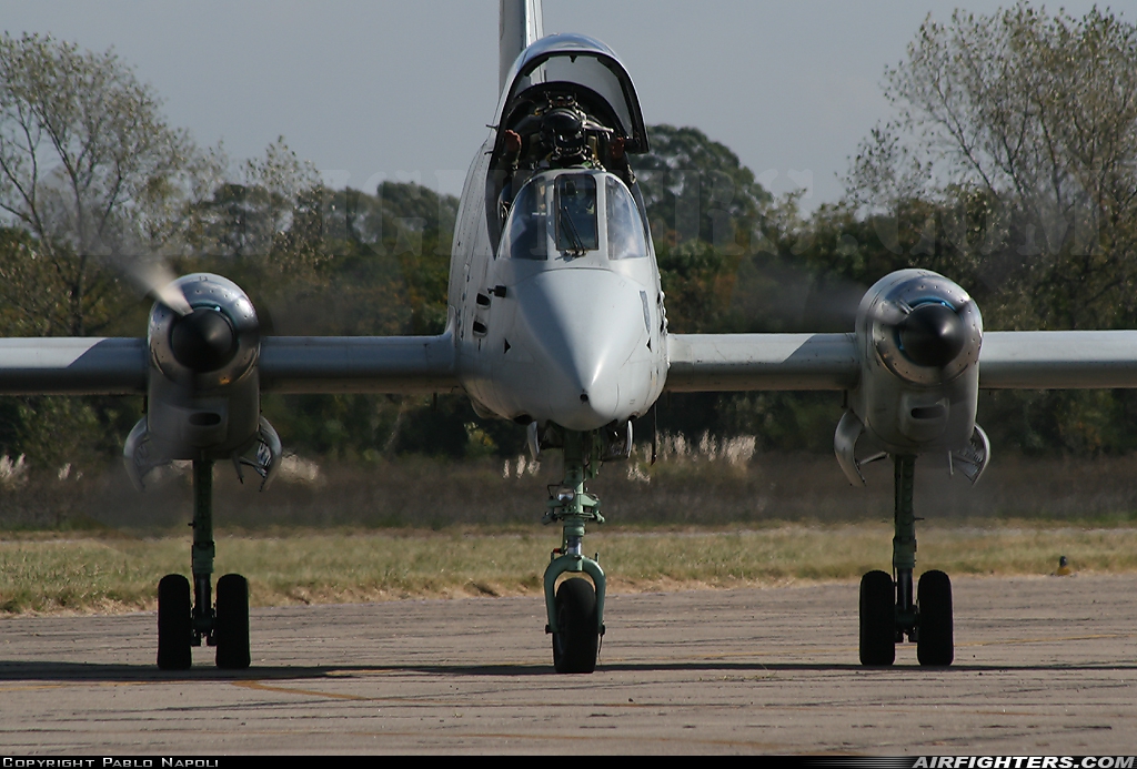 Argentina - Air Force FMA IA-58A Pucara A-583 at Moron (MOR / SADM), Argentina