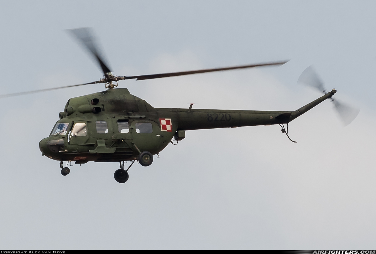 Poland - Army Mil Mi-2URP-G 8220 at Radom - Sadkow (EPRA), Poland