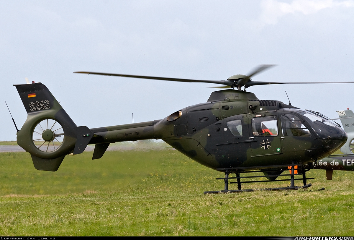 Germany - Army Eurocopter EC-135T1 82+62 at Liege (- Bierset) (LGG / EBLG), Belgium