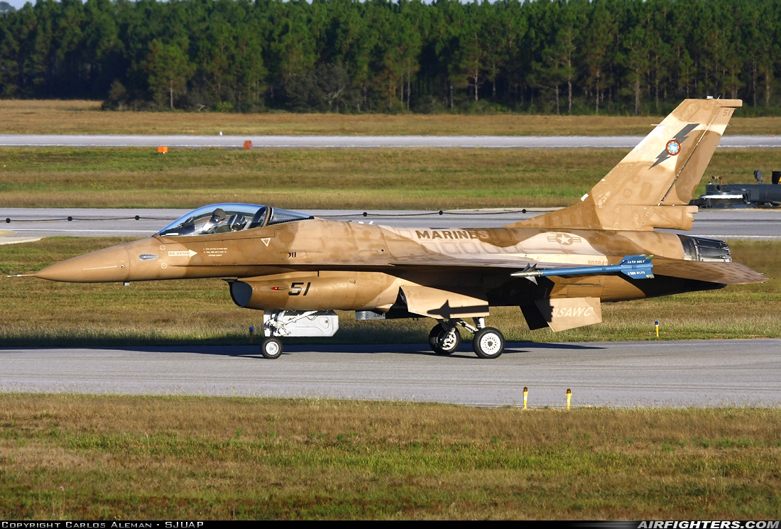 USA - Navy General Dynamics F-16A Fighting Falcon 900943 at Pensacola - NAS / Forrest Sherman Field (NPA / KNPA), USA