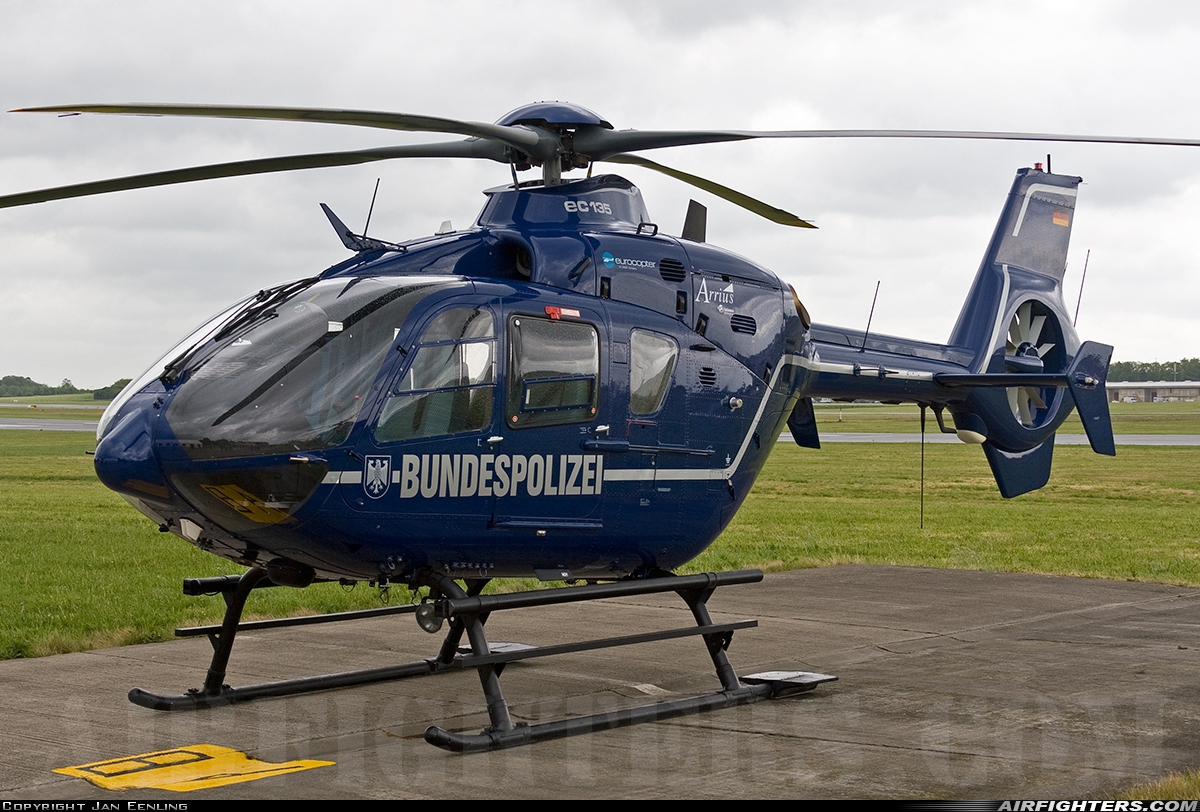 Germany - Bundespolizei Eurocopter EC-135T2 D-HVBI at Liege (- Bierset) (LGG / EBLG), Belgium