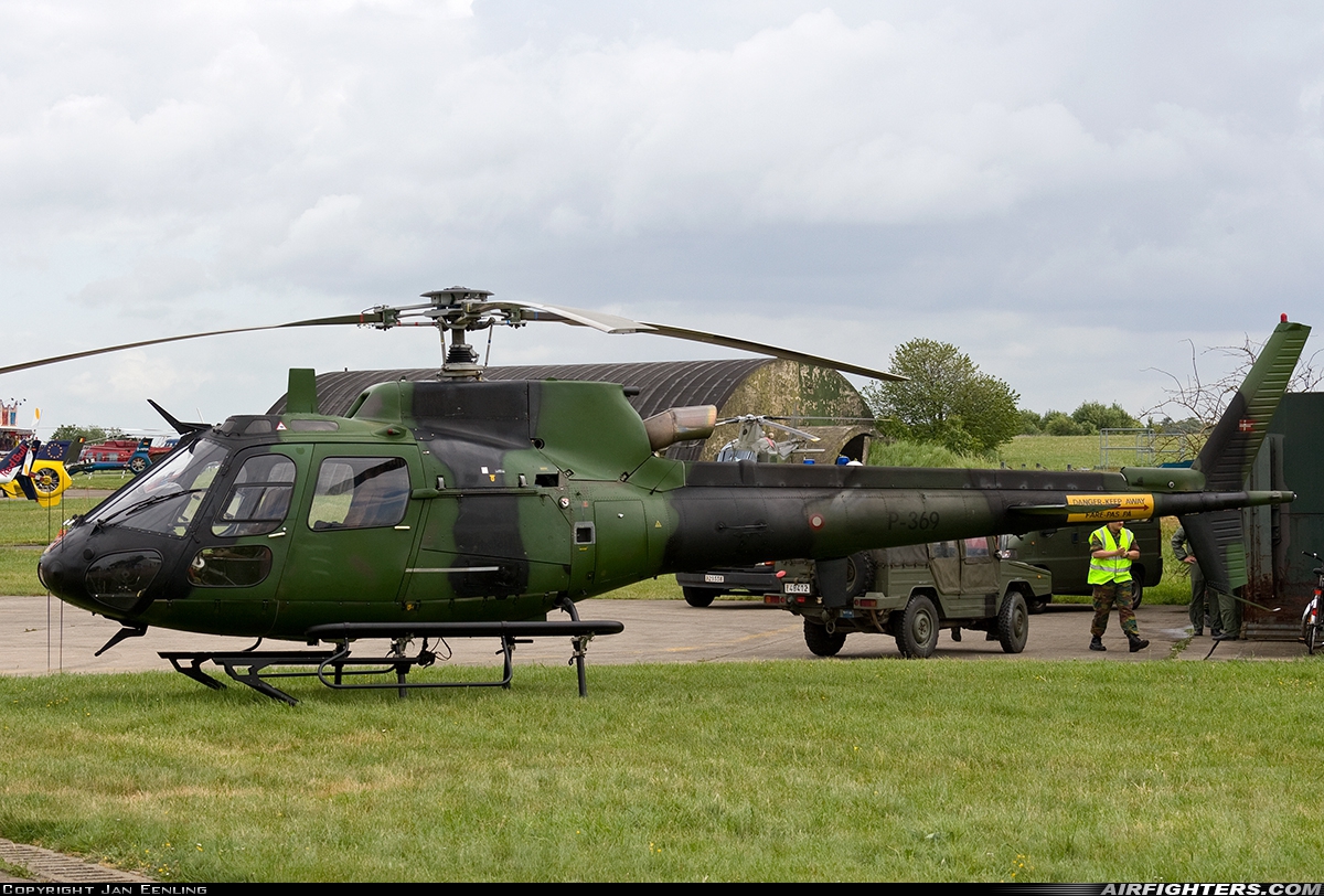 Denmark - Army Aerospatiale AS-550C2 Fennec P-369 at Liege (- Bierset) (LGG / EBLG), Belgium