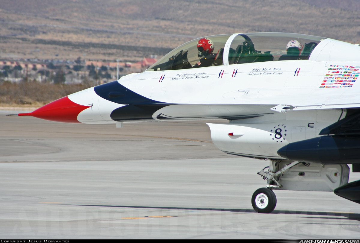 USA - Air Force General Dynamics F-16D Fighting Falcon  at El Paso - Int. (ELP / KELP), USA