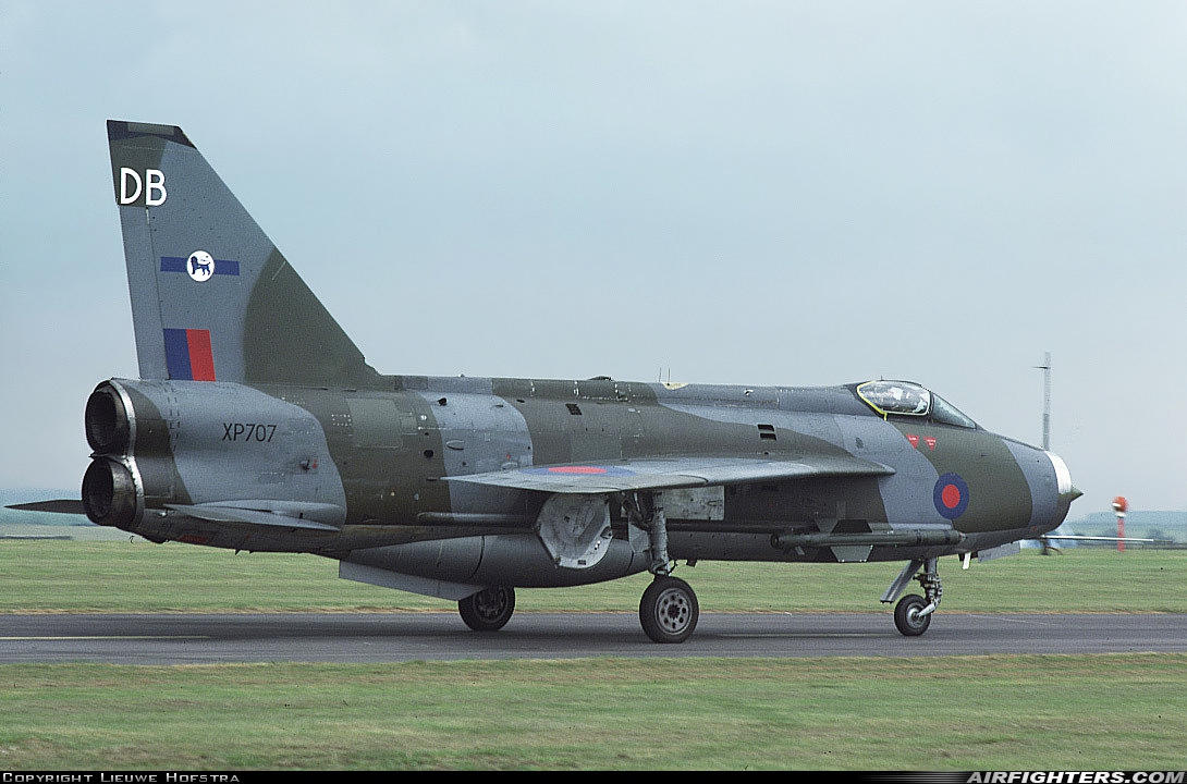 UK - Air Force English Electric Lightning F3 XP707 at Binbrook (GSY / EGXB), UK