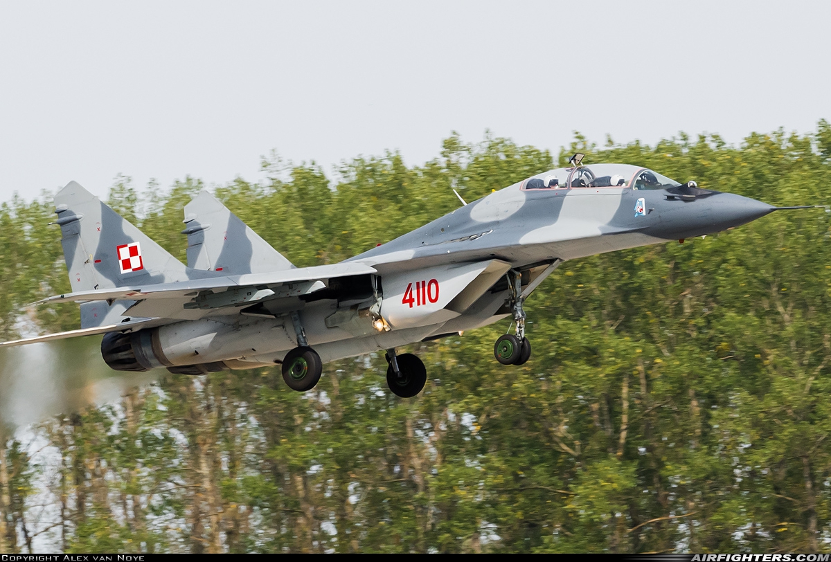 Poland - Air Force Mikoyan-Gurevich MiG-29GT (9.51) 4110 at Minsk Mazowiecki (EPMM), Poland