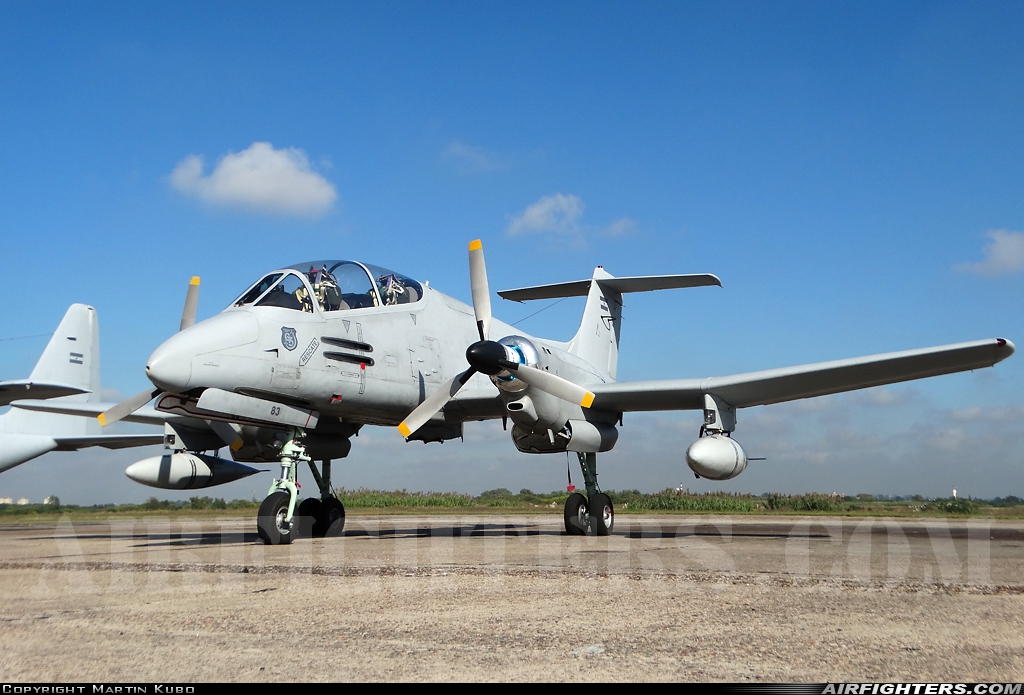Argentina - Air Force FMA IA-58D Pucara A-583 at El Palomar (PAL / SADP), Argentina