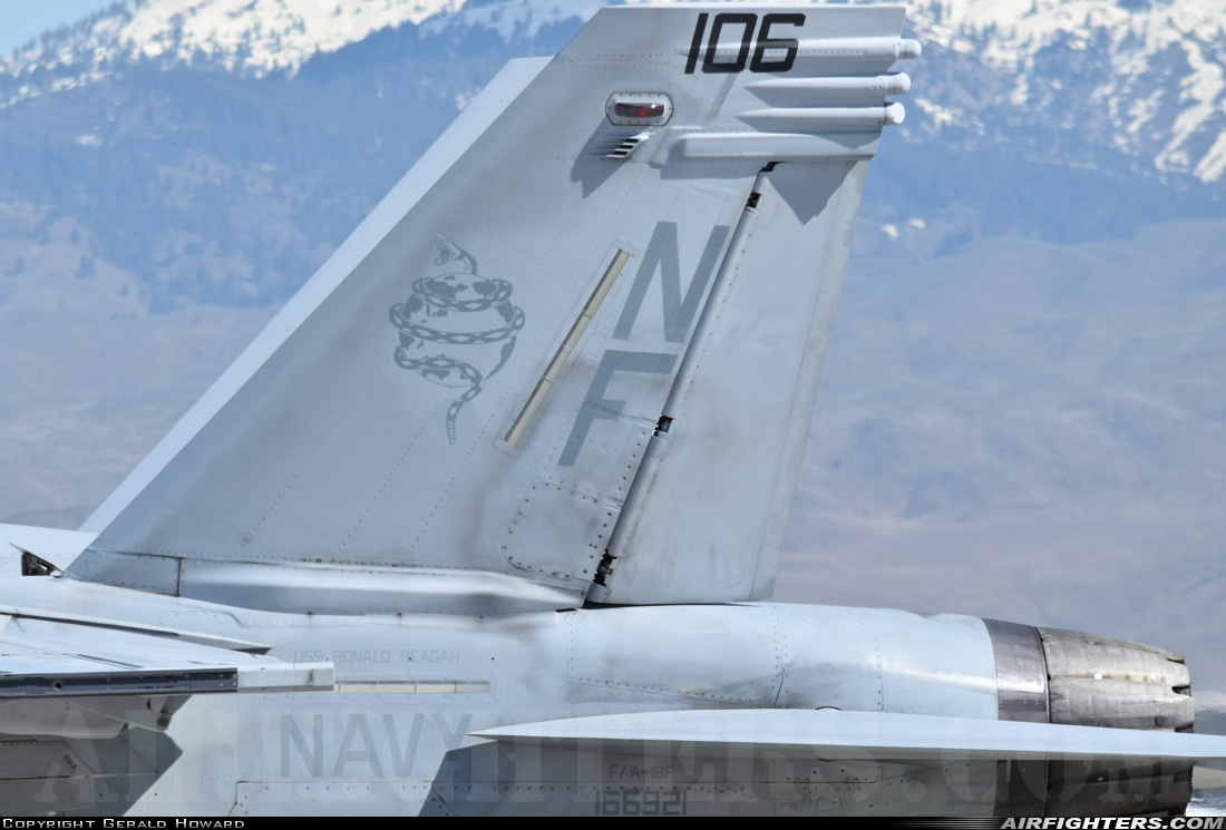 USA - Navy Boeing F/A-18F Super Hornet 166921 at Boise - Air Terminal / Gowen Field (Municipal) (BOI / KBOI), USA