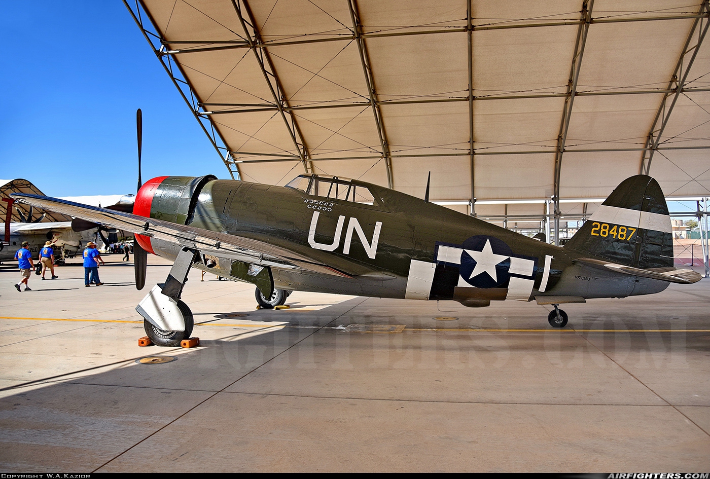 Private - Planes of Fame Air Museum Republic P-47G Thunderbolt N3395G at El Centro - NAF (NJK / KNJK), USA