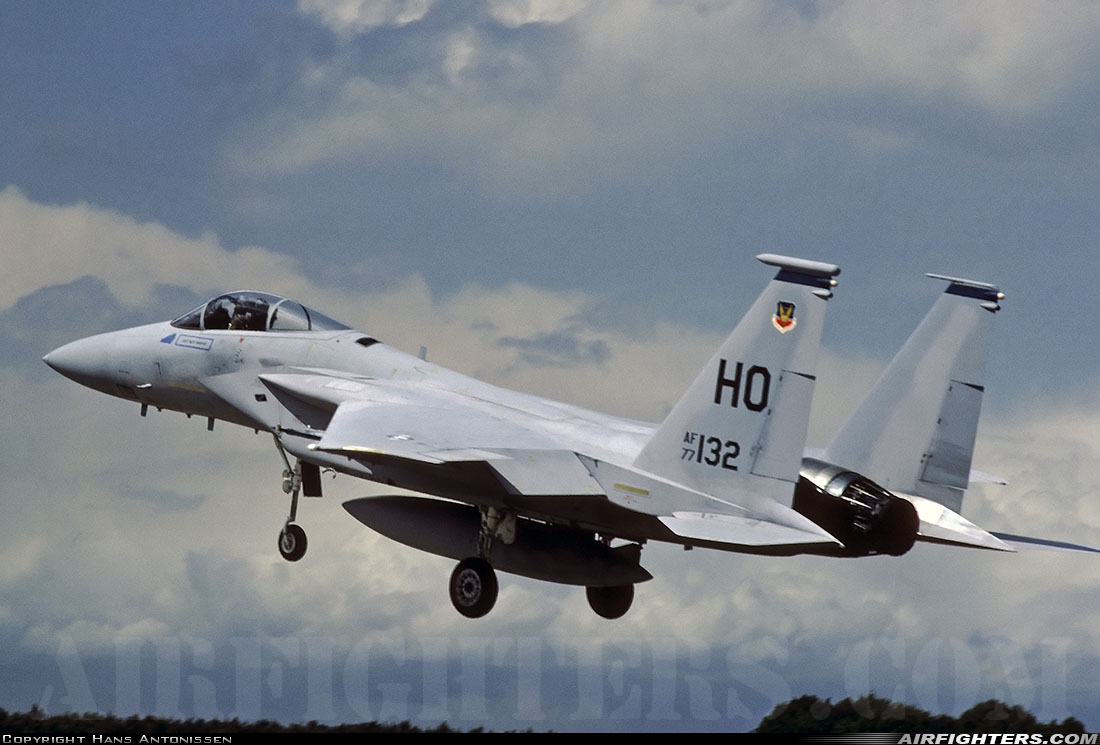 USA - Air Force McDonnell Douglas F-15A Eagle 77-0132 at Breda - Gilze-Rijen (GLZ / EHGR), Netherlands