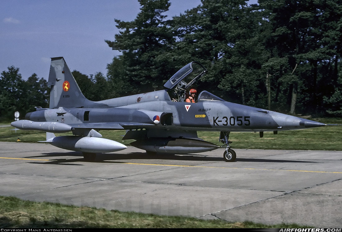 Netherlands - Air Force Canadair NF-5A (CL-226) K-3055 at Eindhoven (- Welschap) (EIN / EHEH), Netherlands