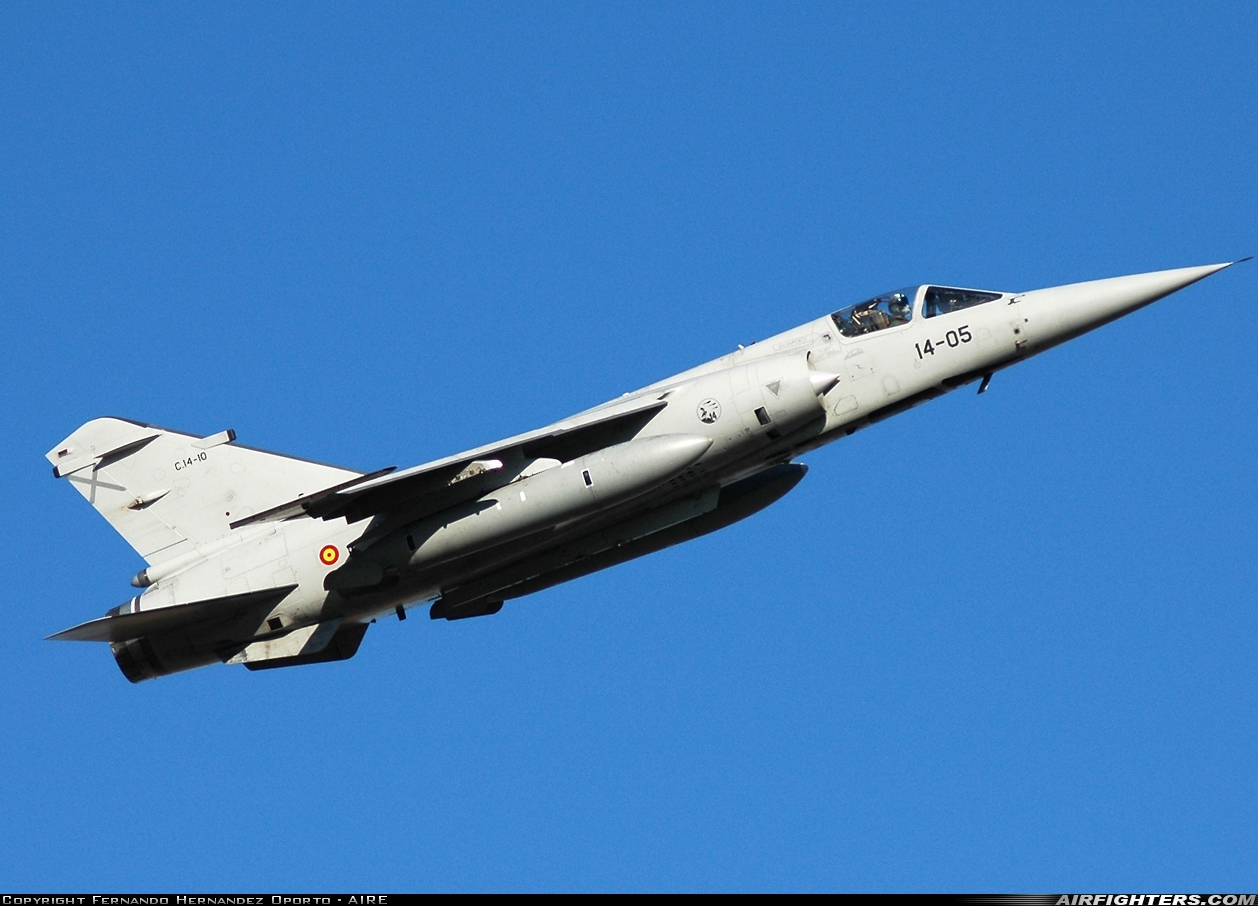 Spain - Air Force Dassault Mirage F1M C.14-10 at Madrid - Torrejon (TOJ / LETO), Spain