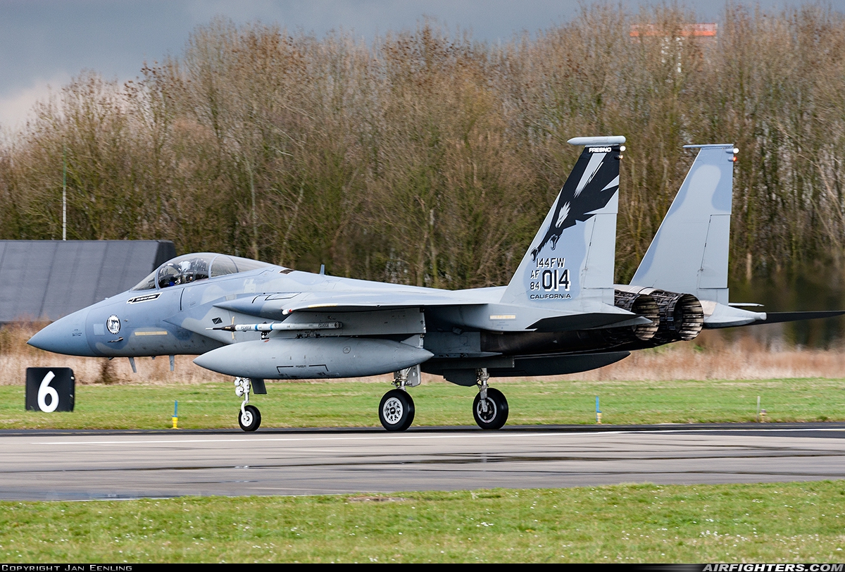 USA - Air Force McDonnell Douglas F-15C Eagle 84-0014 at Leeuwarden (LWR / EHLW), Netherlands