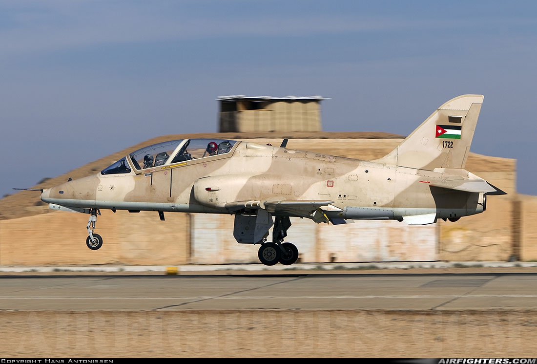 Jordan - Air Force British Aerospace Hawk Mk.63 1722 at H5 / Prince Hassan AB, Jordan