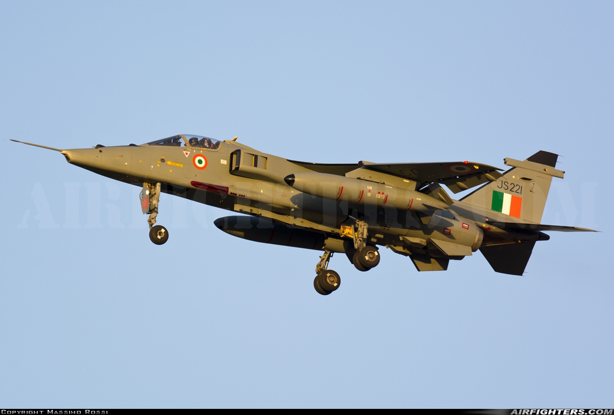 India - Air Force Sepecat Jaguar IS JS221 at Istres - Le Tube (LFMI), France