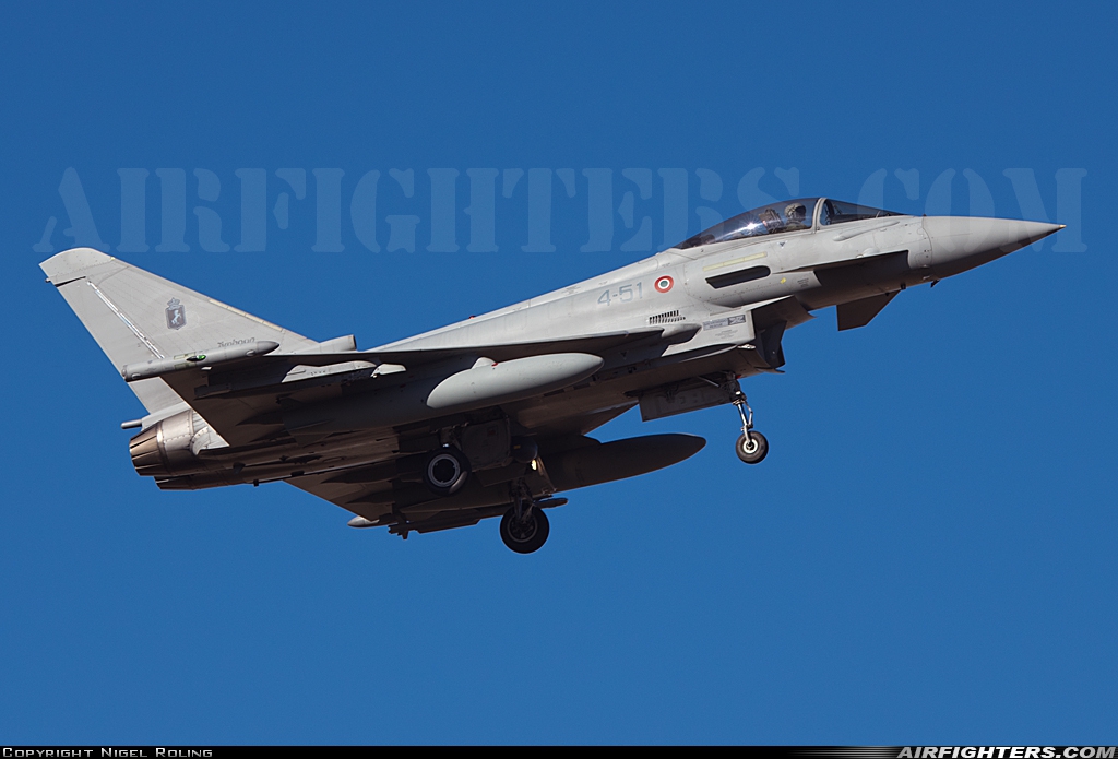Italy - Air Force Eurofighter F-2000A Typhoon (EF-2000S) MM7295 at Albacete (- Los Llanos) (LEAB), Spain