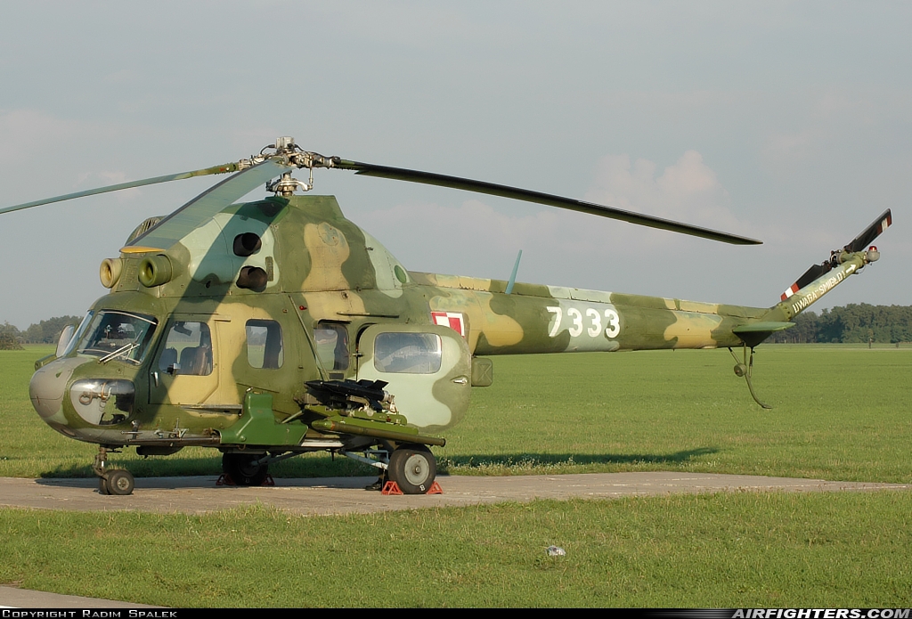 Poland - Army Mil Mi-2URP-G 7333 at Inowroclaw (- Latkowo) (EPIN / EPIR), Poland