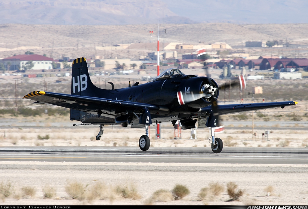 Private Douglas A-1D Skyraider (AD-4NA) NX2088G at Las Vegas - Nellis AFB (LSV / KLSV), USA