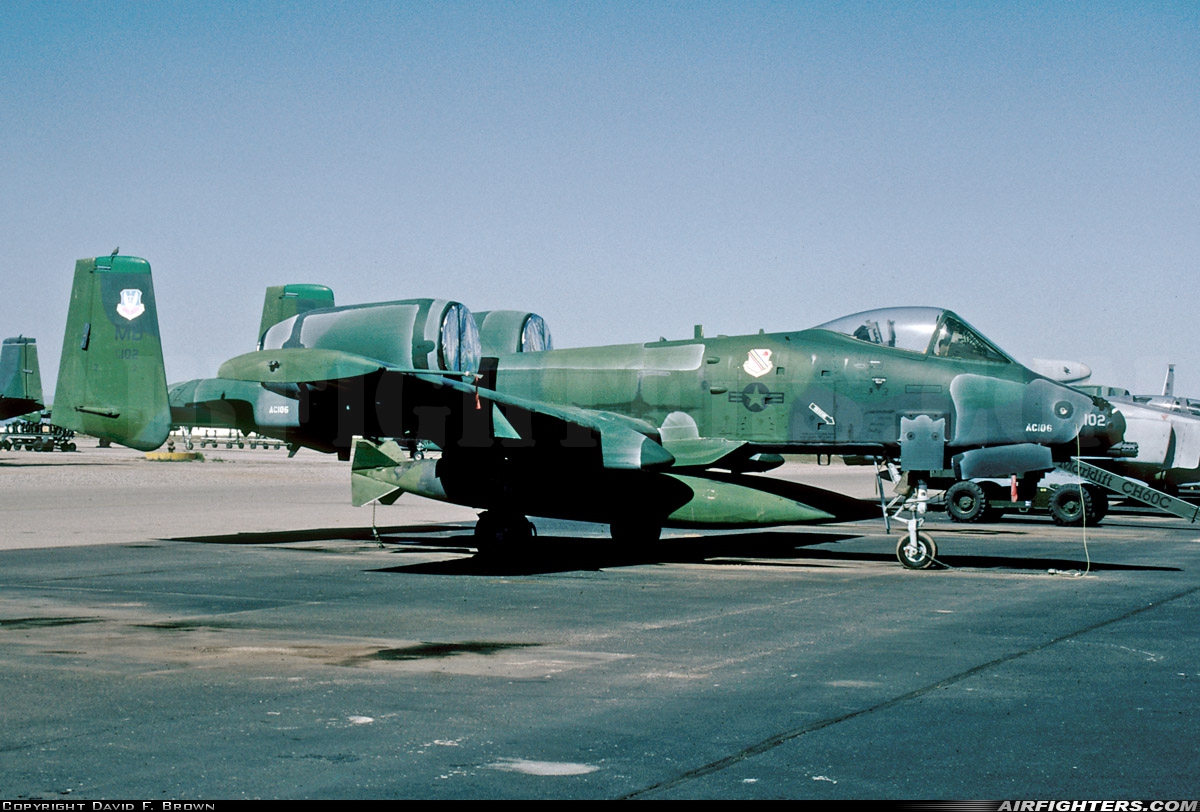 USA - Air Force Fairchild A-10A Thunderbolt II 79-0102 at Tucson - Davis-Monthan AFB (DMA / KDMA), USA