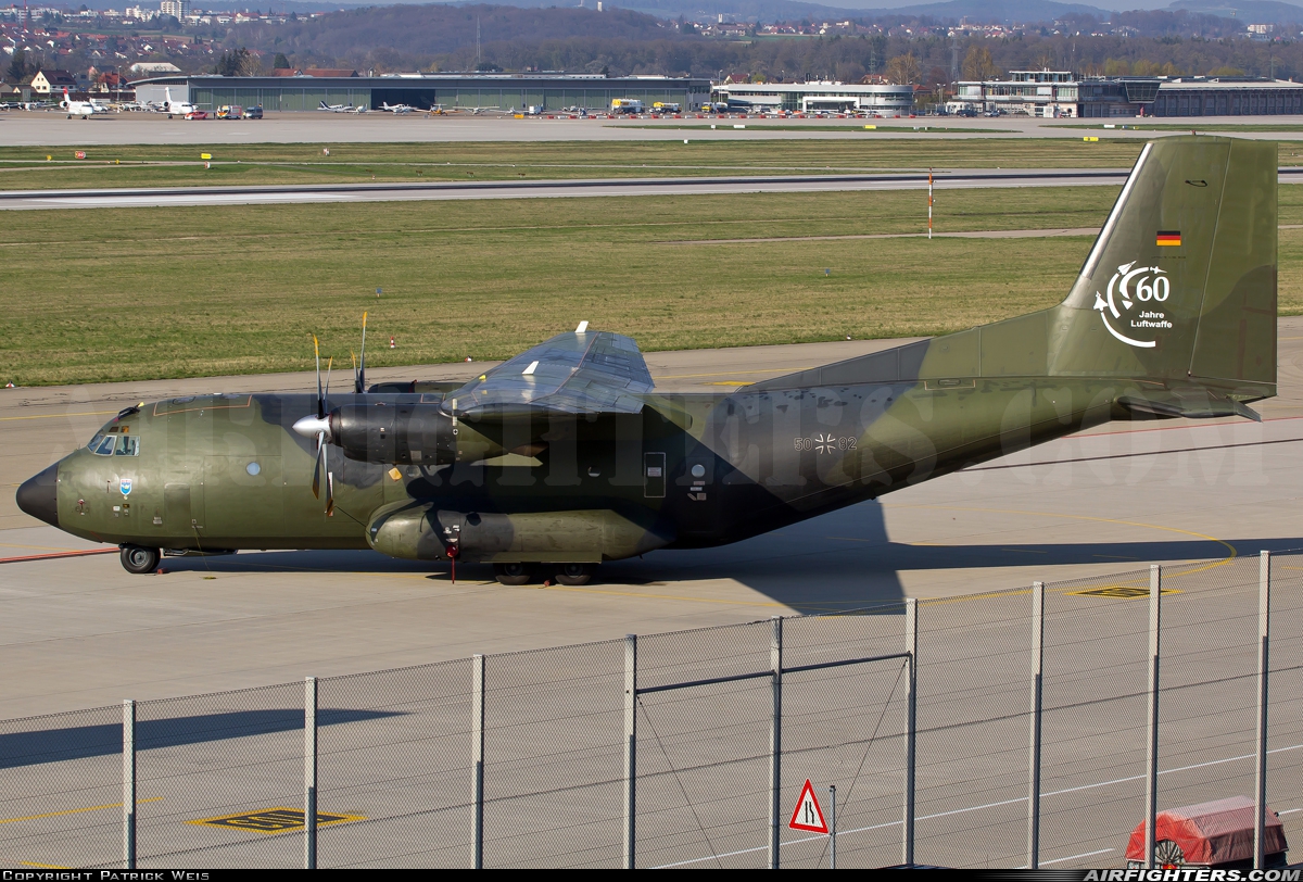 Germany - Air Force Transport Allianz C-160D 50+82 at Stuttgart (- Echterdingen) (STR / EDDS), Germany