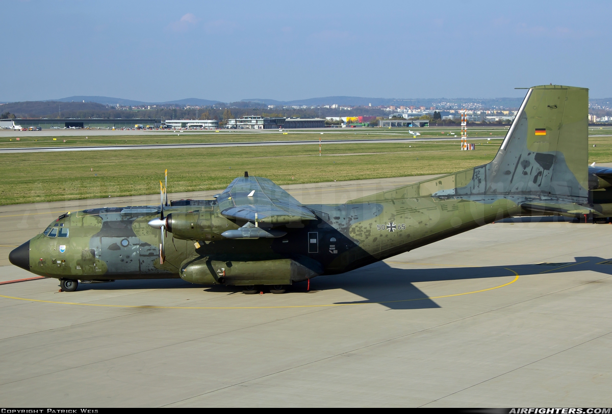 Germany - Air Force Transport Allianz C-160D 50+65 at Stuttgart (- Echterdingen) (STR / EDDS), Germany