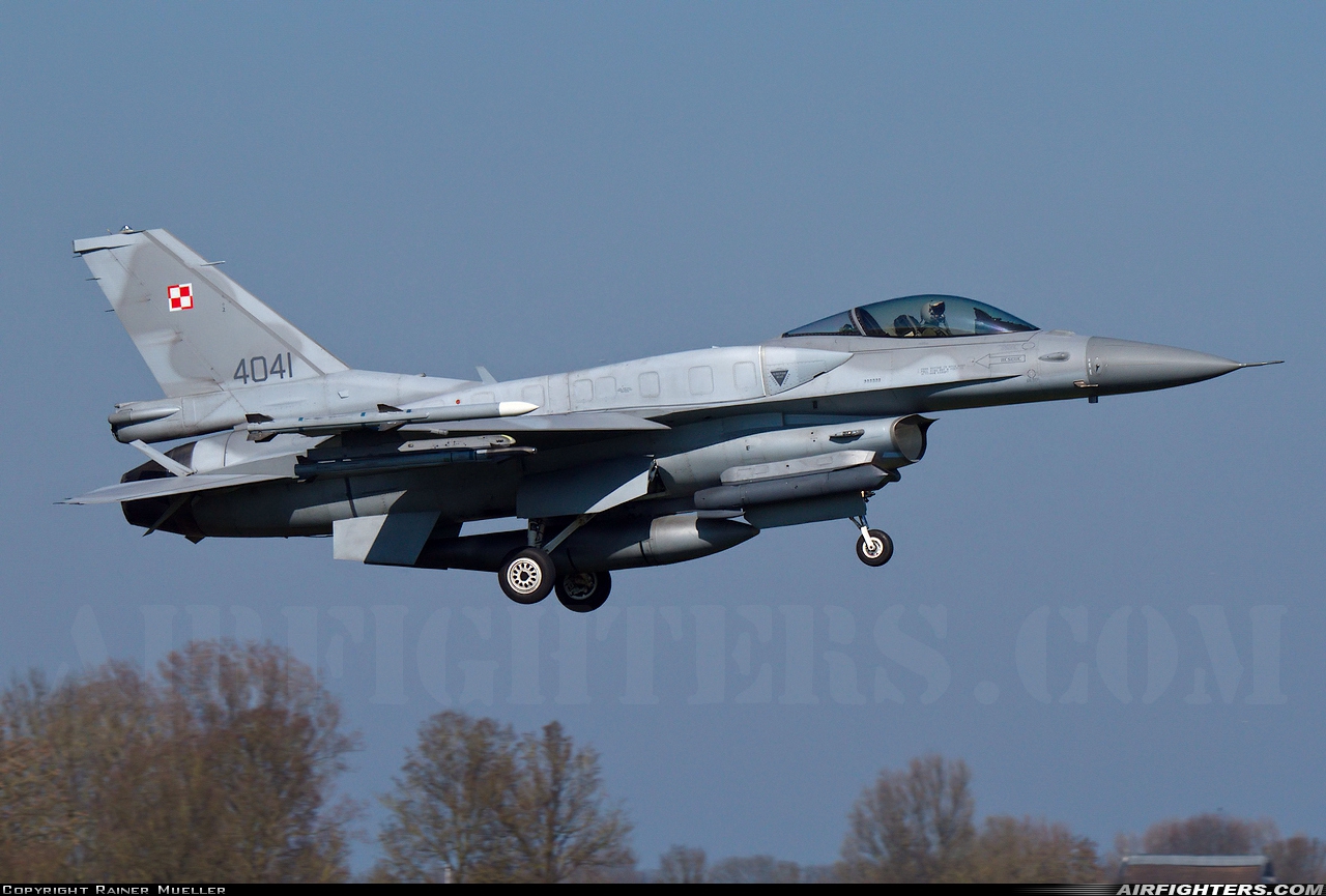 Poland - Air Force General Dynamics F-16C Fighting Falcon 4041 at Leeuwarden (LWR / EHLW), Netherlands