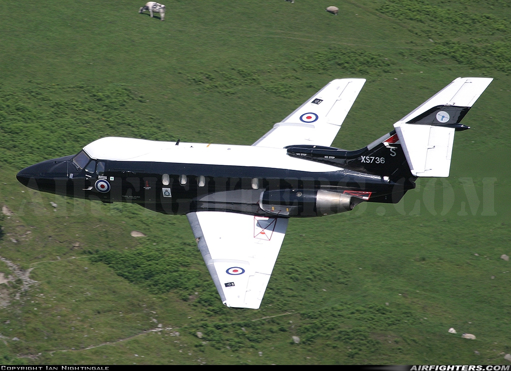 UK - Air Force Hawker Siddeley HS-125-2 Dominie T1 XS736 at Off-Airport - Cumbria, UK