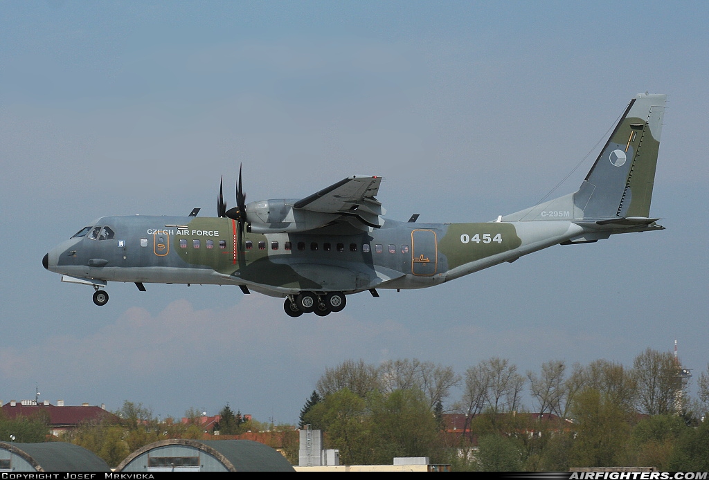 Czech Republic - Air Force CASA C-295M 0454 at Pardubice (PED / LKPD), Czech Republic