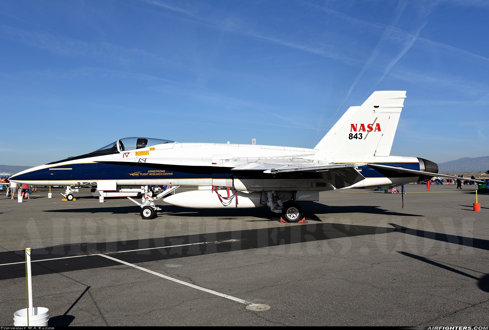 USA - NASA McDonnell Douglas F/A-18A Hornet N843NA at Lancaster - General William J Fox (WJF), USA