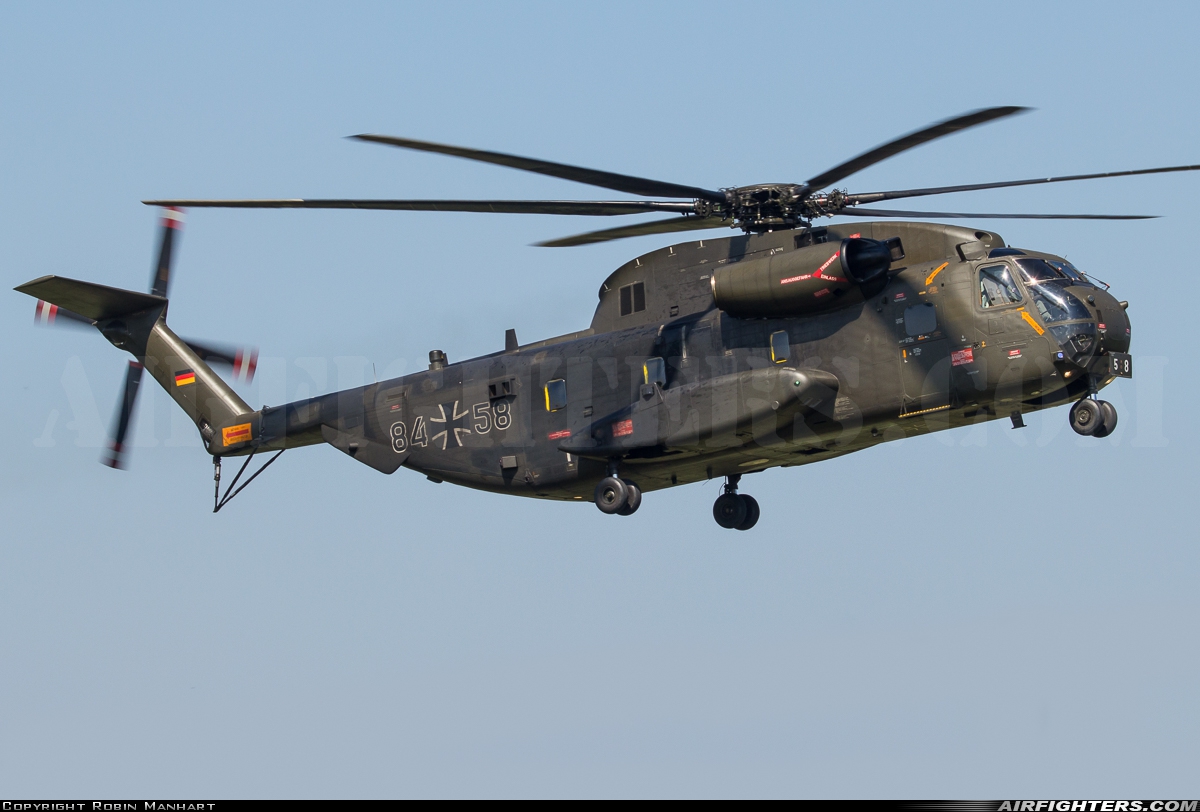 Germany - Air Force Sikorsky CH-53GA (S-65) 84+58 at Laupheim (ETHL), Germany