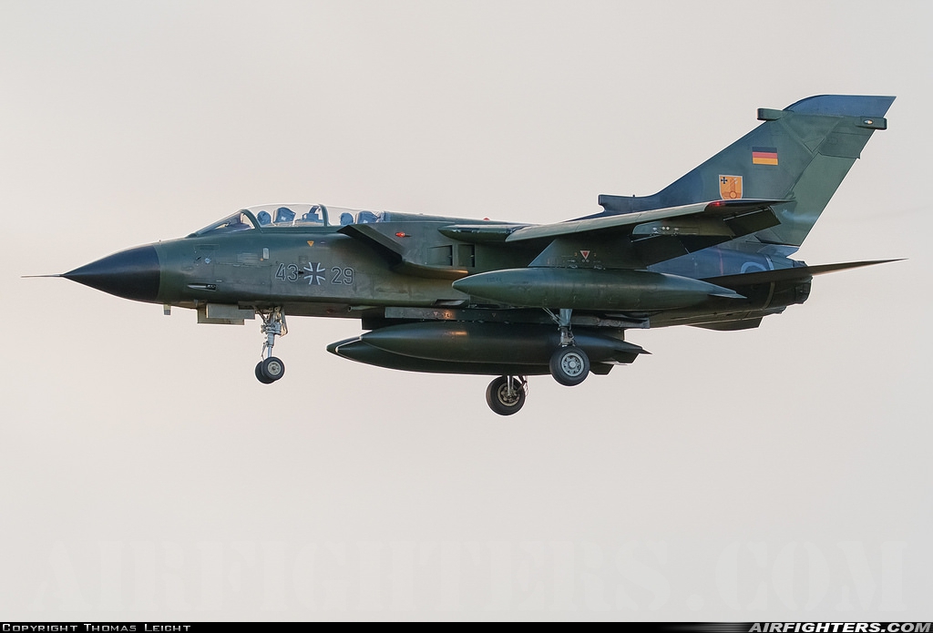 Germany - Air Force Panavia Tornado IDS(T) 43+29 at Buchel (ETSB), Germany