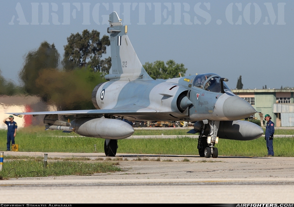 Greece - Air Force Dassault Mirage 2000EG 212 at Andravida (Pyrgos -) (PYR / LGAD), Greece