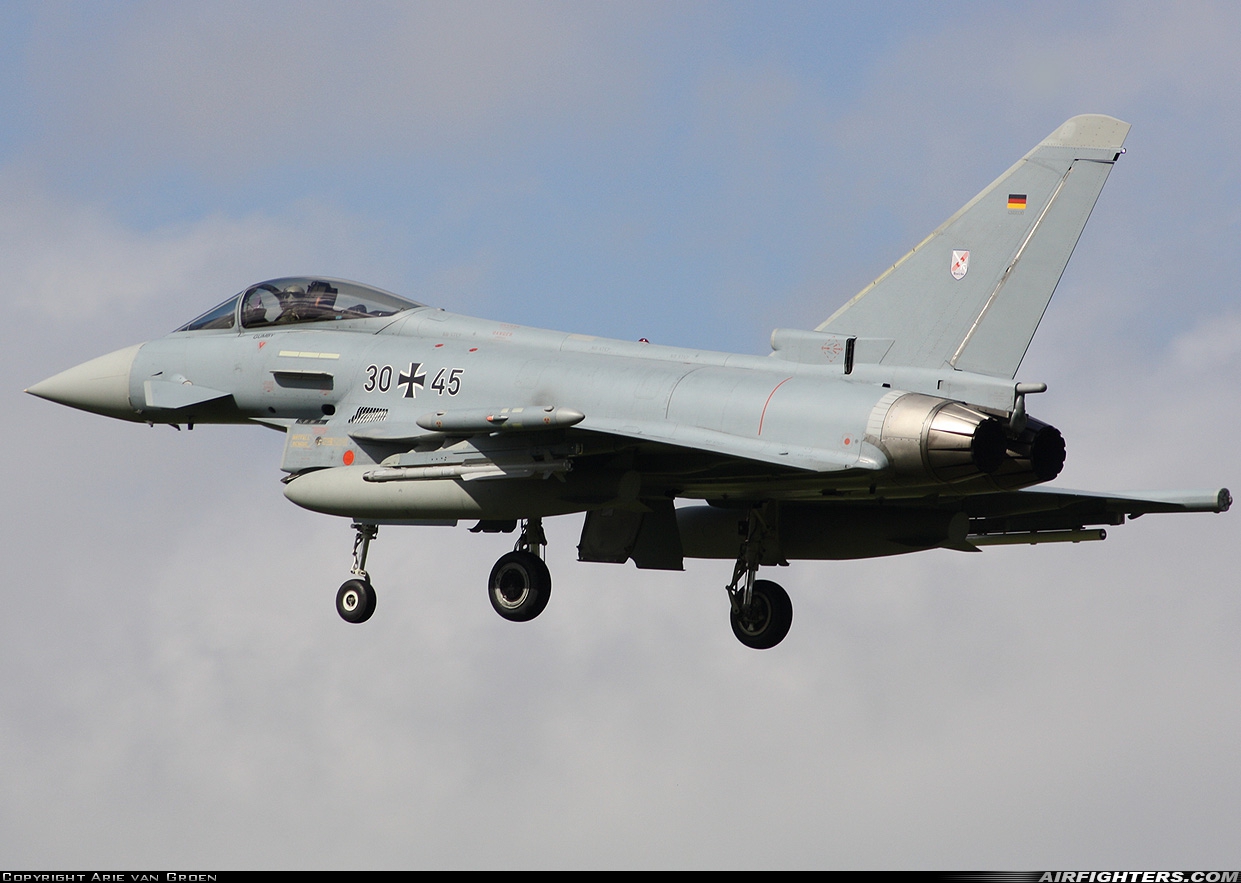 Germany - Air Force Eurofighter EF-2000 Typhoon S 30+45 at Leeuwarden (LWR / EHLW), Netherlands