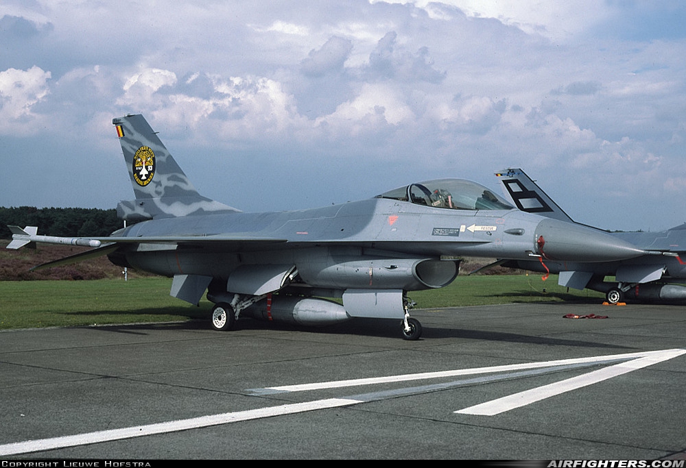 Belgium - Air Force General Dynamics F-16A Fighting Falcon FA-80 at Kleine Brogel (EBBL), Belgium
