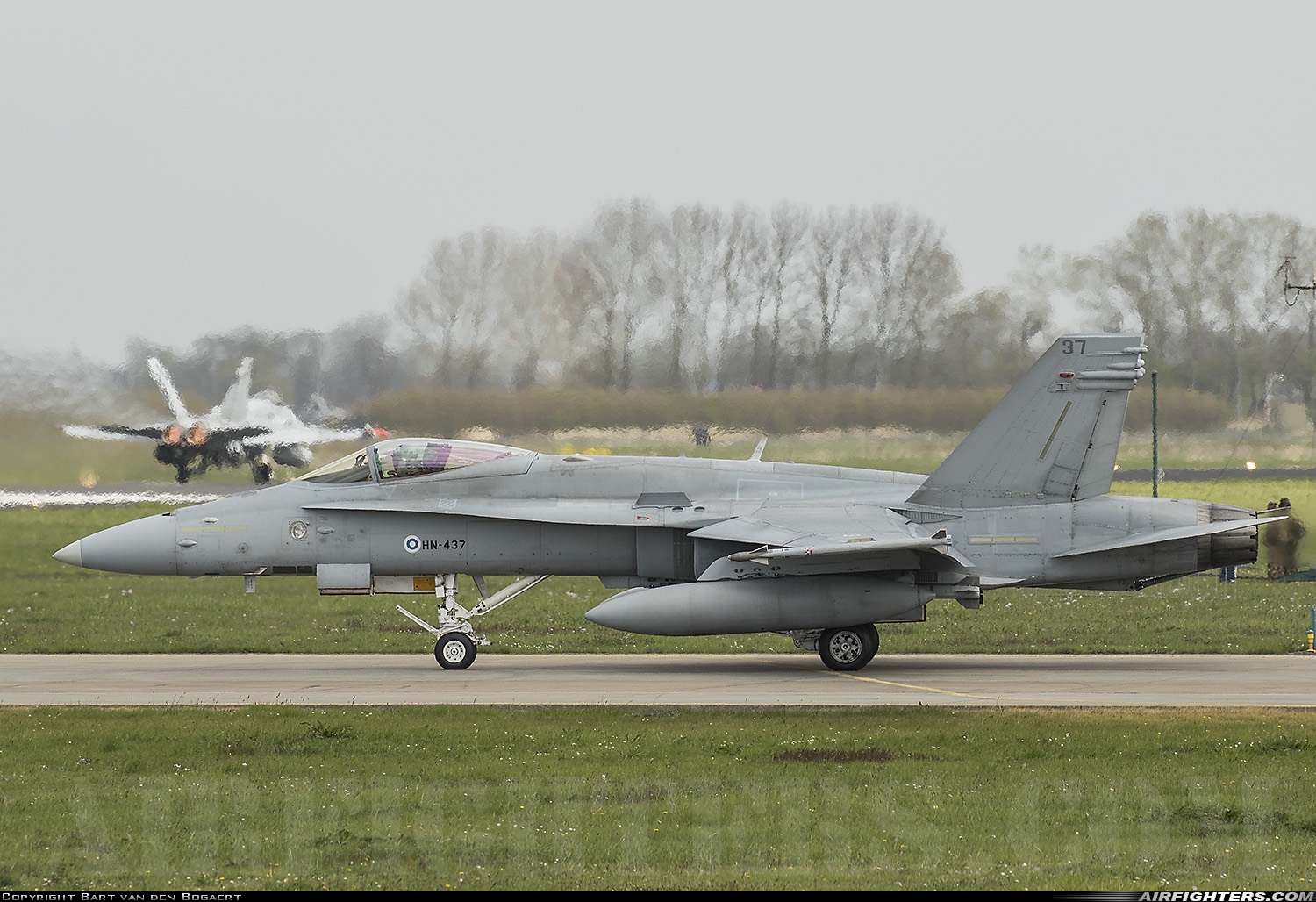 Finland - Air Force McDonnell Douglas F/A-18C Hornet HN-437 at Leeuwarden (LWR / EHLW), Netherlands