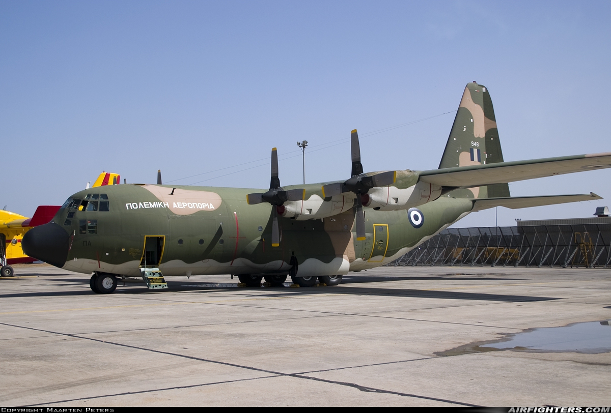 Greece - Air Force Lockheed C-130B Hercules (L-282) 948 at Tanagra (LGTG), Greece