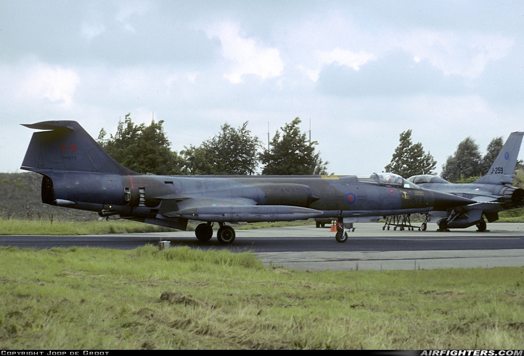 Canada - Air Force Canadair CF-104 Starfighter (CL-90) 104873 at Leeuwarden (LWR / EHLW), Netherlands