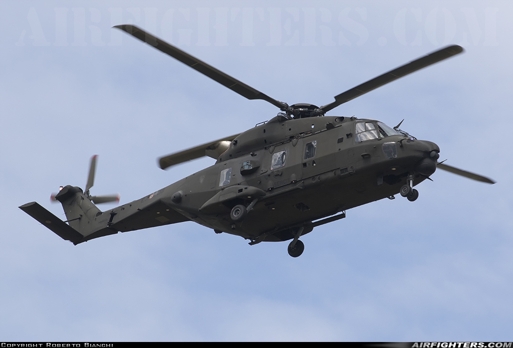 Italy - Army NHI UH-90A (NH-90TTH) MM81525 at Verona - Villafranca (Valerio Catullo) (VRN / LIPX), Italy