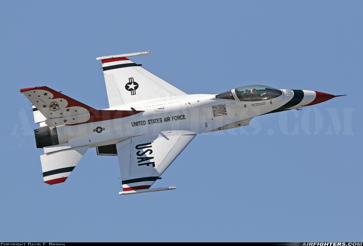 USA - Air Force General Dynamics F-16C Fighting Falcon  at Hampton - Langley (LFI / KLFI), USA