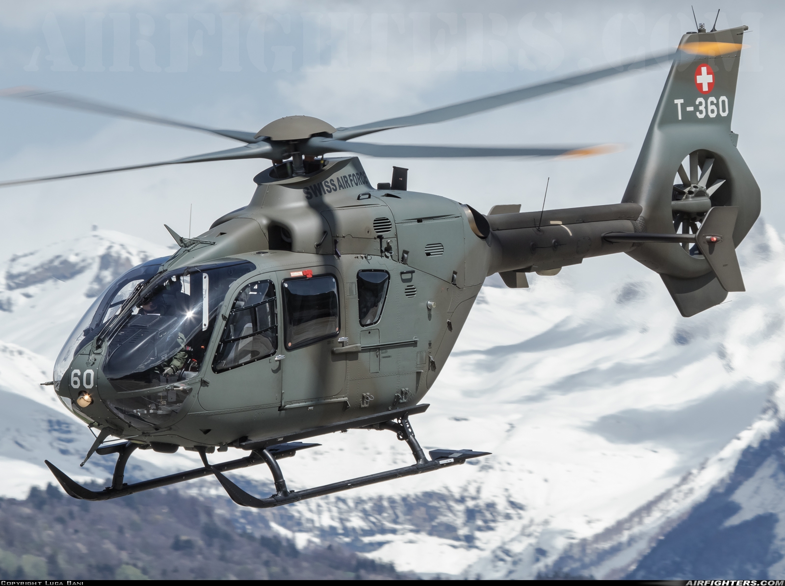 Switzerland - Air Force Eurocopter TH05 (EC-635P2+) T-360 at Sion (- Sitten) (SIR / LSGS / LSMS), Switzerland