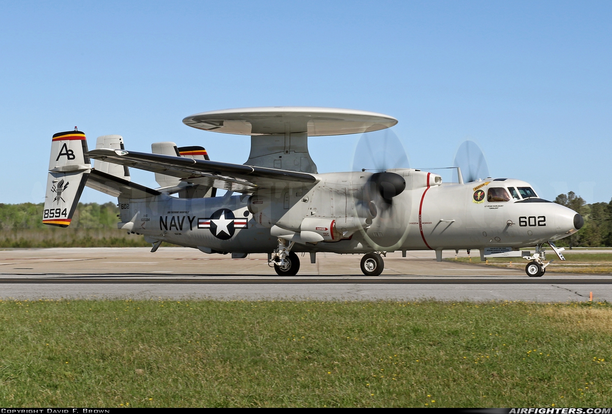 USA - Navy Grumman E-2D Advanced Hawkeye 168594 at Virginia Beach - Oceana NAS / Apollo Soucek Field (NTU / KNTU), USA
