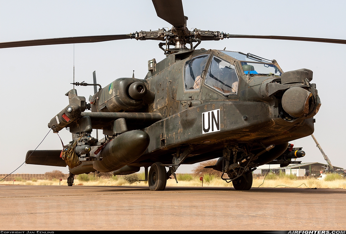 Netherlands - Air Force Boeing AH-64DN Apache Longbow Q-25 at Gao - Korogoussou (GAQ / GAGO), Mali