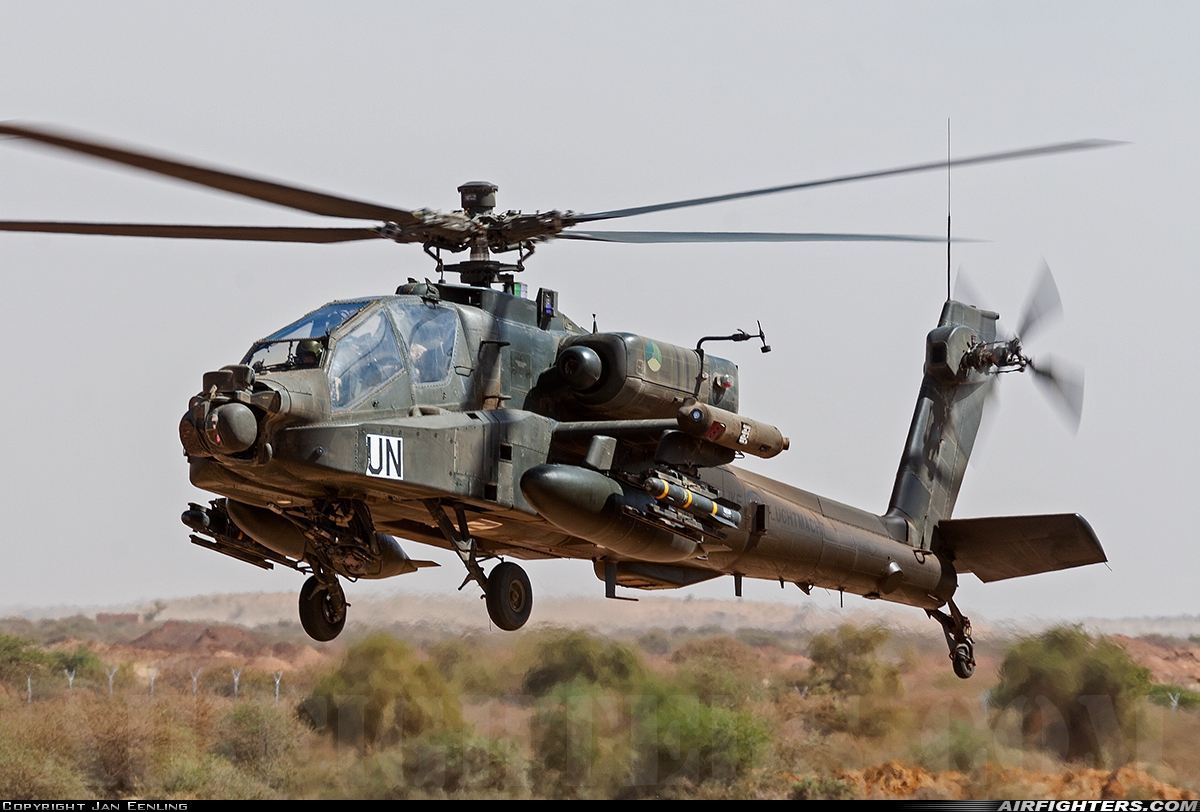 Netherlands - Air Force Boeing AH-64DN Apache Longbow Q-19 at Gao - Korogoussou (GAQ / GAGO), Mali