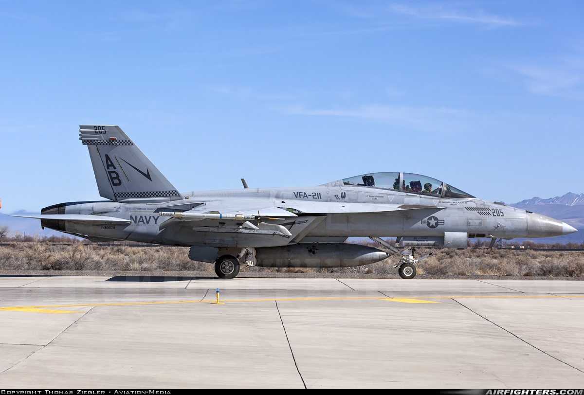 USA - Navy Boeing F/A-18F Super Hornet 166809 at Fallon - Fallon NAS (NFL / KNFL), USA