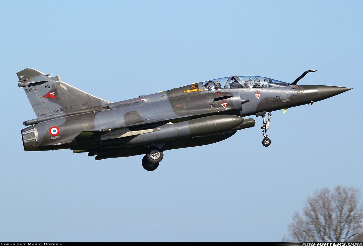 France - Air Force Dassault Mirage 2000D 611 at Leeuwarden (LWR / EHLW), Netherlands